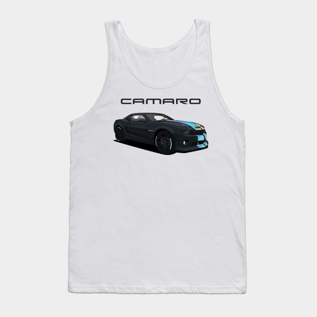 Camaro American Muscle Cars Tank Top by masjestudio